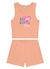 Conjunto infantil menina estampa com glitter Brandili - comprar online