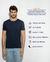 Imagem do Camiseta Gola Careca Azul Marinho