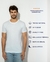 Imagem do Camiseta Gola Careca Branca