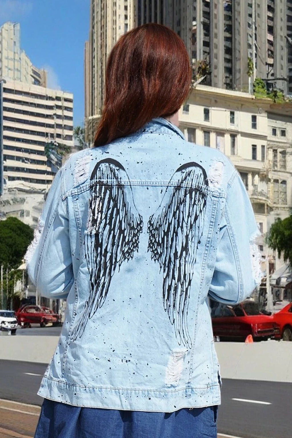 Jaqueta Angel Wings Denim