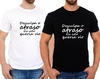 Camisa Desculpa o atraso, eu não queria vir