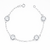 Pulseira 4 Ponto de Luz Redondo 8mm Cristal Grande Mista 925 - comprar online