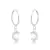 Brinco Argola Lisa Oval Cristal de Prata 925 - comprar online