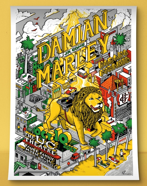 Damian Marley Live Music Hall ´17 ENMARCADO