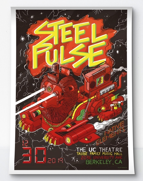 Reggae Steel Pulse - Live 2014 UC THEATRE ENMARCADO