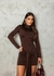 Vestido Isabella Marrom