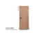 Imagen de Puerta interior, Línea Elite, marco de madera de 9 cm