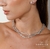 Riviera zircônia 3 pontas 5 mm em ouro branco (ródio branco)