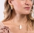 Conjunto geométrico triângulo duplo banho ouro 18k acetinado