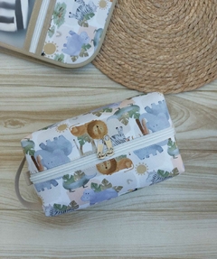 NECESSAIRE BOX SAFARI AQUARELA - comprar online