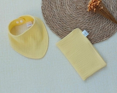 KIT BABADOR COM PANINHO DE OMBRO - AMARELO