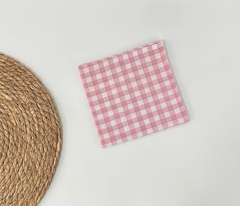 FRALDA DE BOCA - XADREZ ROSA - comprar online
