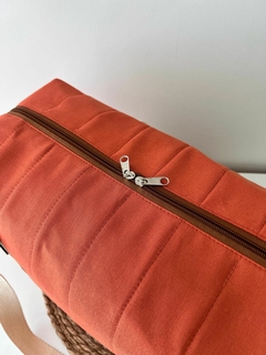 BOLSA MATERNIDADE - SARJA TERRACOTA - Ateliê Taty Nascimento