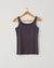 Musculosa básica de algodón gris topo - Fratta (M)