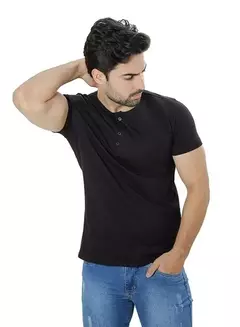CAMISETA HENLEY - comprar online