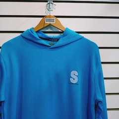 Casaco Canguru Azul Piscina Style - comprar online