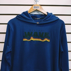 Casaco Canguru Azul Marinho Perfect Wave - comprar online