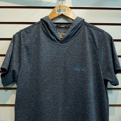 Camisa com Capuz Azul - comprar online