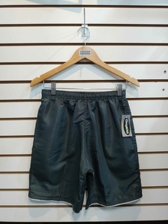 Short Microfibra Cinza Chumbo