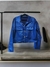 Campera Metalizada Ecocuero Blue