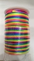 Hilo de seda 2mm Multicolor x20 MTS