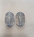 Acrilico oval con brillo x 10 uni