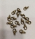 mosqueton x100 unidades 10mm Bronce