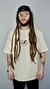 Camiseta oversized GO AND MAKE DISCIPLES OFF WHITE na internet