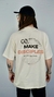 Camiseta oversized GO AND MAKE DISCIPLES OFF WHITE - comprar online