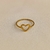 Anillos corazón - Estilo Roma