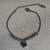 Pulsera Corazon piedra salmón