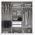 PLACARD 6PTS 2 CAJ C/ESPEJOS KAPPESBERG S359 - comprar online