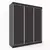 PLACARD 3 PTS CORREDIZAS DL406