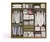 PLACARD 6 PUERTAS 2 CAJONES S736 - comprar online