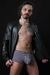 Boxer culotte azul y blanco rayado en internet