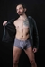Boxer culotte azul y blanco rayado - tienda online