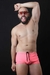 Sunga box rosa chicle con negro