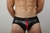 Microboxer engomado negro y rojo - Morbo Underwear
