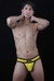 Suspensor amarillo y negro con cintura ancha - tienda online