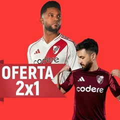 NUEVA CAMISETA TITULAR 2024/2025 DE RIVER + NUEVA CAMISETA ALTERNATIVA DE REGALO