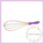Batidor de Silicona 26cm Color Pastel - comprar online