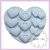 Molde de Silicona Corazones - Loretta L Store