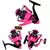 Molinete Rosa + Linha Multifilamento Rosa - Ideal para as Pescadoras - PescarPeixe - store 