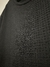 Camiseta preta texturizada manga alongada GG - comprar online