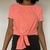 Camiseta cropped neon amarração Saint Cropped - P - PEÇA NOVA - comprar online