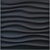 Kit 14 Placas 3D Ondas Revestimento de Parede 50x50cm ( 3,5m² ) - JK Casa e Decor