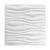 Kit 78 Placas 3D Ondas Revestimento de Parede 50x50cm (19,5m² ) - JK Casa e Decor