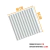 Kit 20 Placas 3D Adesivas 50x50cm Modelo Ripado