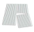 Kit 24 Placas 3D Ripada Revestimento de Parede 50x50cm (6m² ) - JK Casa e Decor