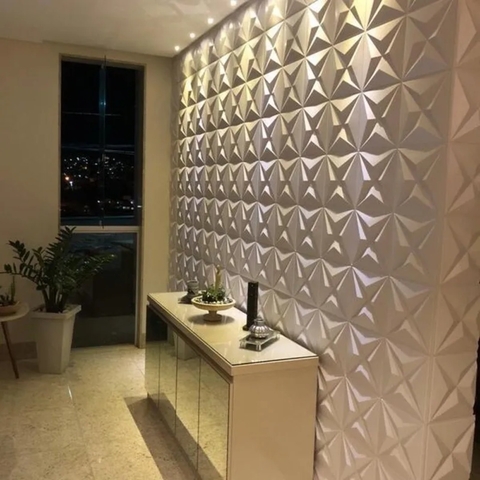 Kit 10 Placas 3D Estrelar Revestimento de Parede 50x50cm ( 2,5m² ) - comprar online